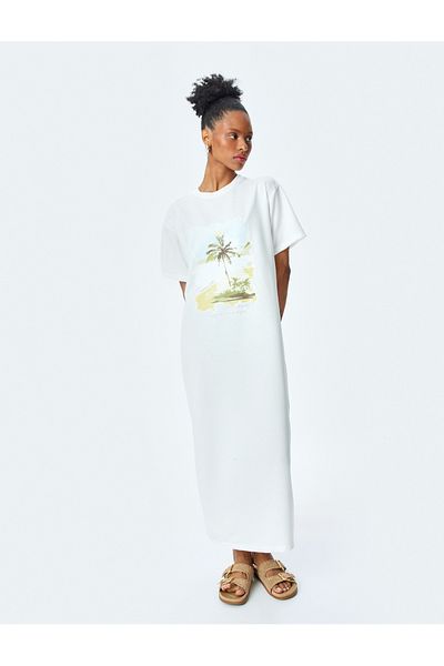 Koton off white Maxi Sweat Dress
