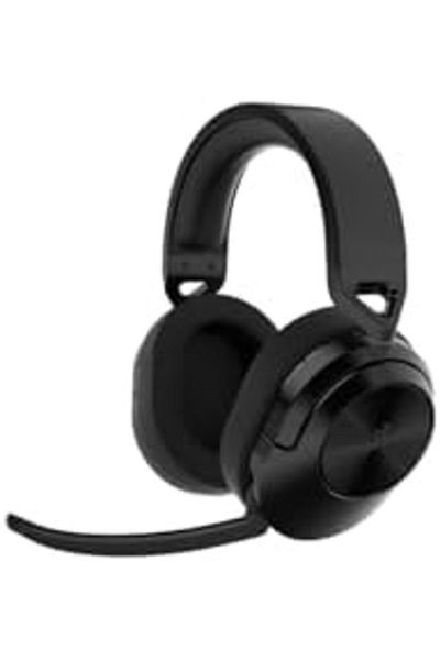 Corsair سماعة رأس ألعاب لاسلكية من كورسير HS55 - كربون (على الأذن، أسود)