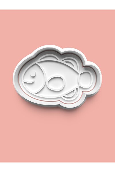 AKTASTORE قالب بسكويت السمك وقالب عجينة السكر 0811-8