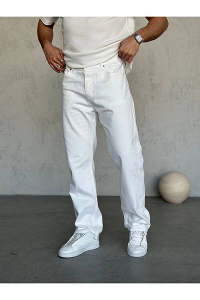 Gambocci Men's Baggy Comfortable Fit Jeans