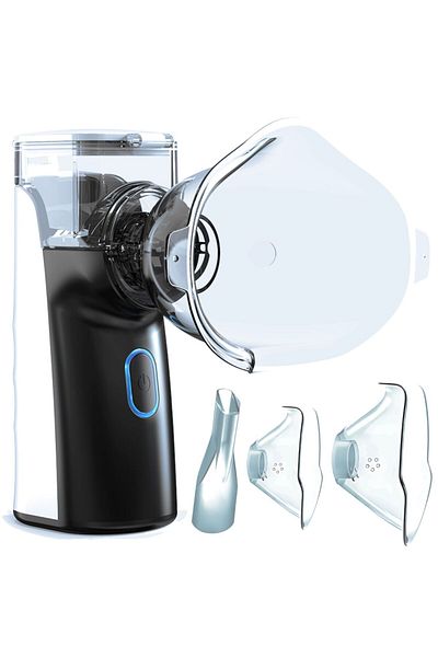 Linomag ® Pro Aerosol Device, Dual-wave, ≤4μm, Self-cleaning, Silent, Masks & Mouthpiece, Black