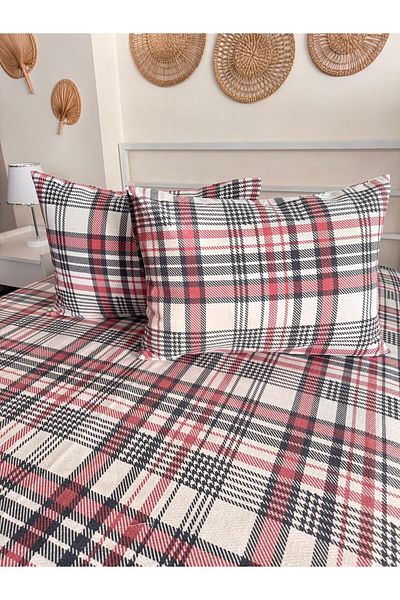 SAHRAN HOME Sahran Single Person Pi̇ke and 1 Pillow Cover
