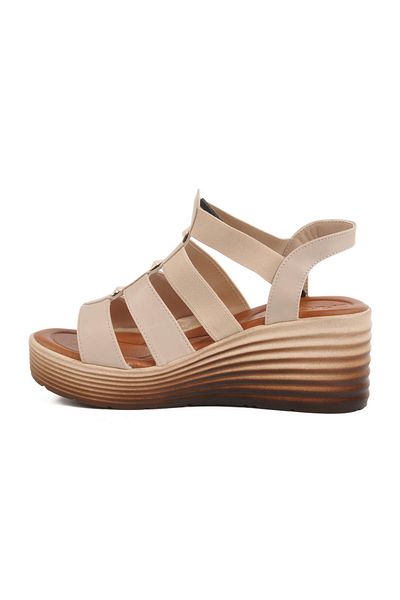 WALKWAY Beige Women's Sandals T-001 Z