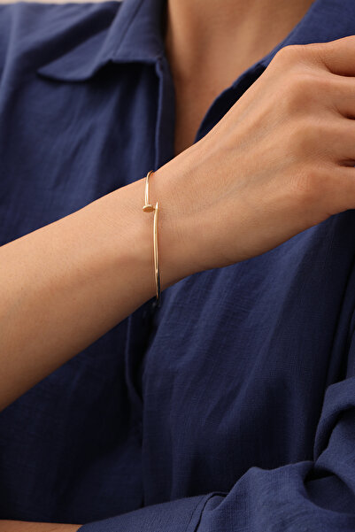 YAVUZ KUYUMCULUK 14 Ayar Altın Çivi Kelepçe