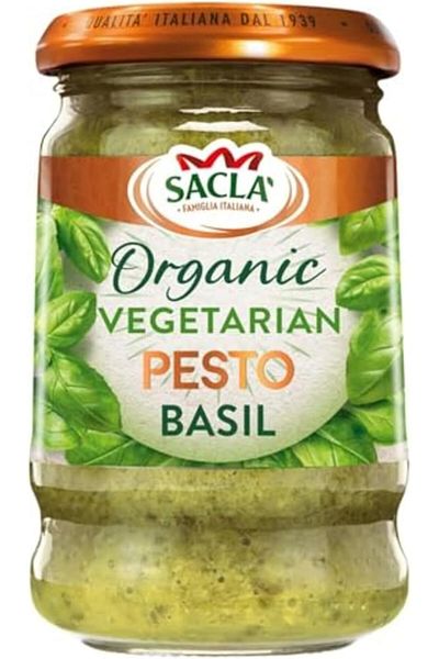 Sacla - Organic Green Basil Pesto - 190g