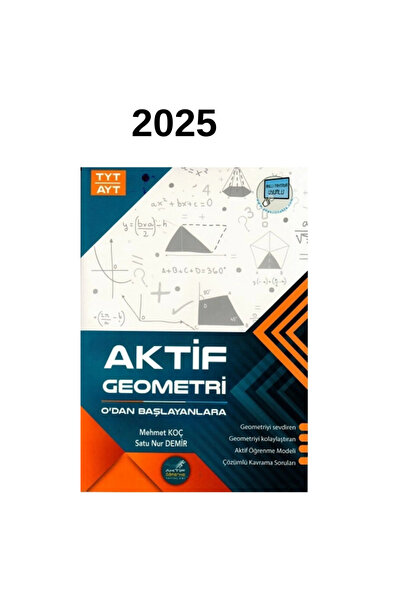 Yanıt Yayınları AKTİF Tyt Ayt Geometri 0 Dan Başlayanlara Geometri Soru Banka...