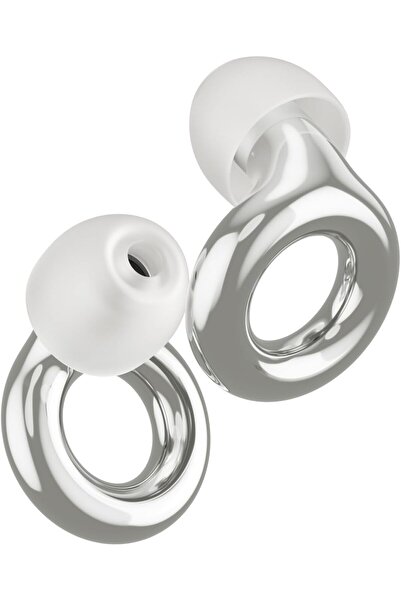 Loop سدادات أذن Experience 2 - عالية الدقة مع تقليل الضوضاء بمقدار 17 ديسيبل (فضية)