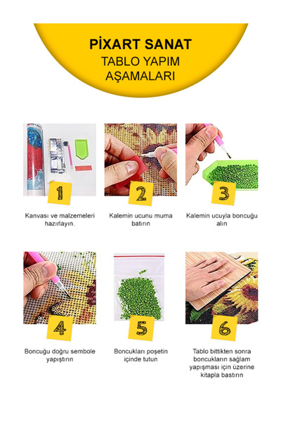 pixartsanat Ay Üzerinde PixArt Sanat Elmas Mozaik Tablo Diamond Painting 40x60