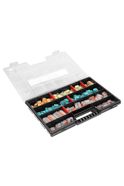 Orno OR-SZ-8008 connector and clamp set, 151 pieces, multicolor