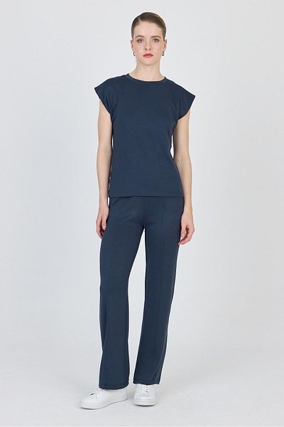 Rays Anthracite Crew Neck Double T-Shirt Pants Suit 1502
