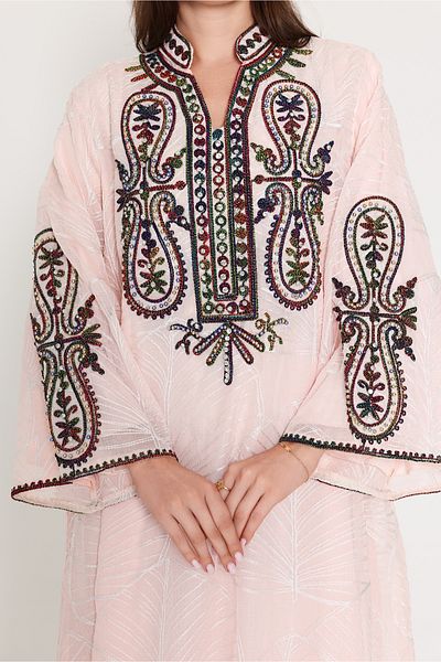 IKKXA Crystal and Thread Elegance Jalabiya