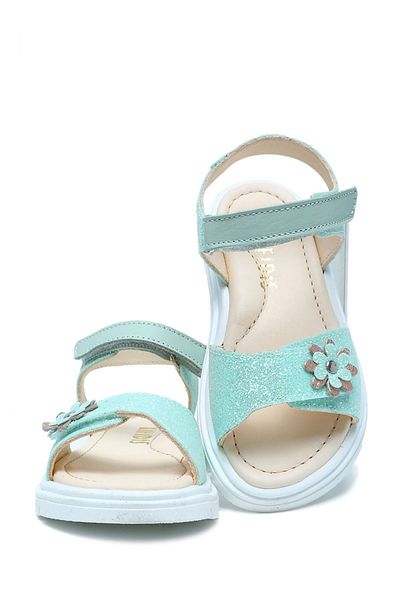 Kifidis S25V026- -Kids Girls Sandals – Aqua Green, Size 22-30 Summer Comfort