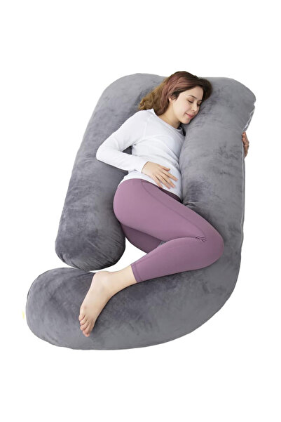 Linomag Pernă de sarcină 3 în 1, suport pentru burtă/spate/picioare, pentru b...