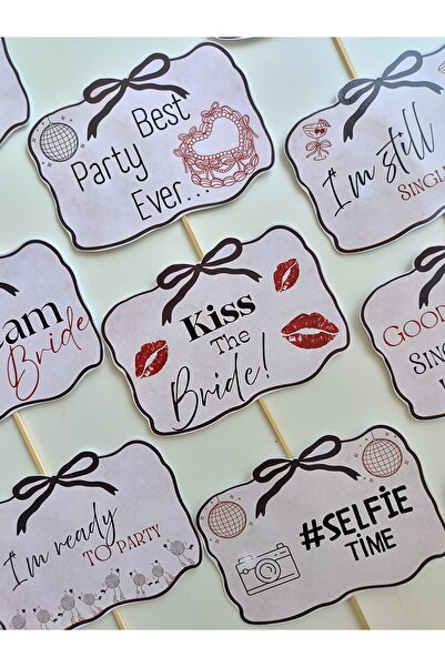 ErEs Atelier 10 Adet Bekarlığa Veda Pankart - Bride To Be Konuşma Balonu