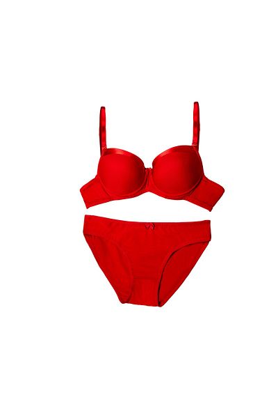 Derya Kurşun Red Bra Set