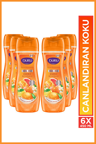 Duru Fresh Sensations Enerji Bombası Duş Jeli 6x450 Ml