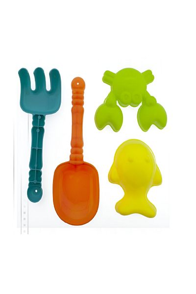 rexa Kids Beach Sand Toy Set with Bucket, Shovel, Rake & Molds – Fun Outdoor Play Kit