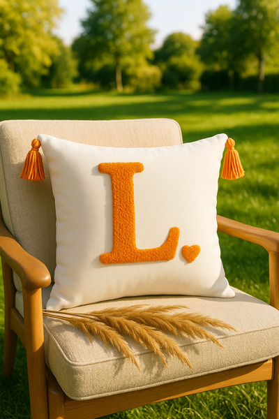 SAYMİNE غطاء وسادة على شكل حرف من Punch