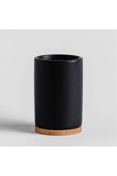 HomeVibes Păhar pentru baie WOODTOP