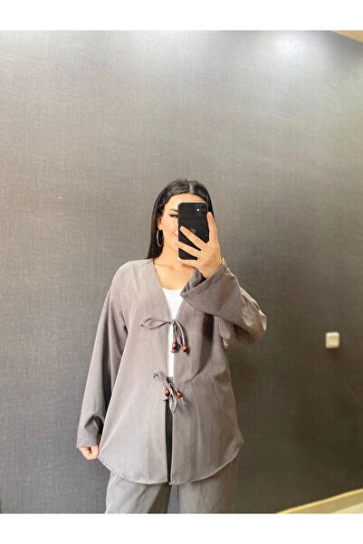 EMİRA LİFE Front Tie Tunic Suit Emr009