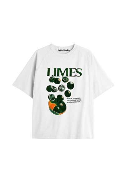 Kalic Studio Tricou alb cu imprimeu Pickles vintage Y2k COD 205