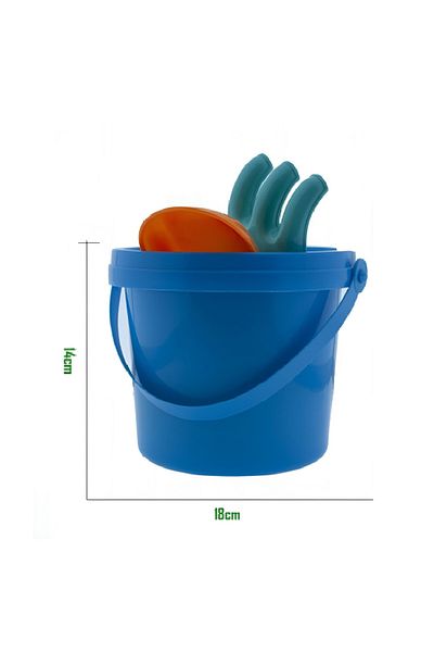 rexa Kids Beach Sand Toy Set with Bucket, Shovel, Rake & Molds – Fun Outdoor Play Kit