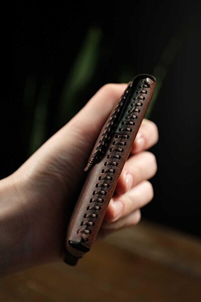 eonaks Las vegas - Premium Δερμάτινη θήκη για κάρτες με μηχανισμό