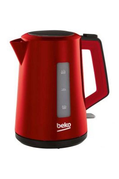 Beko Electric Kettle Beko WKM4226R, 2200 W, 1.7 L, 360° Rotating Base, Disconnect Function, Red