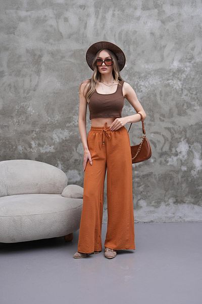 Elaxi Aerobin Fabric Casual Trousers