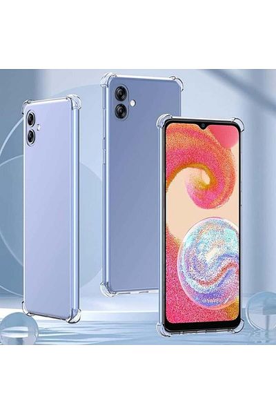 SKYDDAR INNOVATION Cover for Samsung Galaxy A05, Shockproof Clear from Silicone Slim, Transparent, sticker set