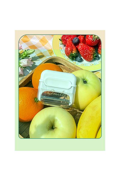 Teo Manual vegetable and fruit peeler/cleaner, portable, with magnet, two blades, Stainless steel, White, 6.7x6x1
