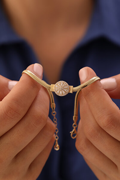 YAVUZ KUYUMCULUK 14 Ayar Altın Balık Sırtı Coronet Bileklik