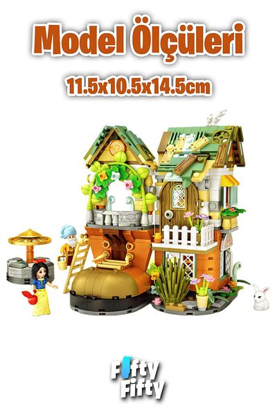 Vagonlife Loz Street Mini Series Fairy House Model Princess Figure 709 Pieces Toy Building Set Fflz-1226