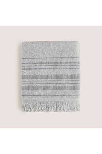 Chakra Derin Yüz Havlusu 50x90 cm INCI MAVI/DUMAN GRI