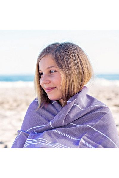 CHIMARIVA Sultan Patterned Peshtemal – Oversize Turkish Beach Towel – Bath Towel