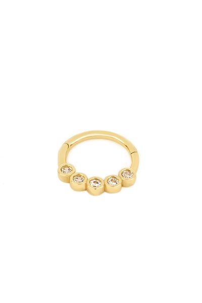 MOHI Fine Jewellery 14k yellow gold tragus earring