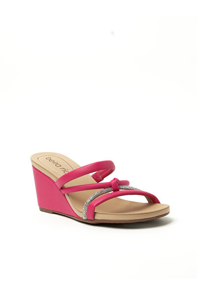 Beira Rio Ladies Wedge Sandals Pink | Made In Brazil