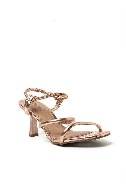 Beira Rio Ladies Party Sandals Gold Pink | Made In Brazil