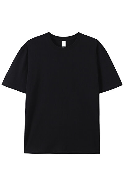 Lider Leather Tricou Basic Unisex – Croială Standard, Material Bumbac-Poliest...