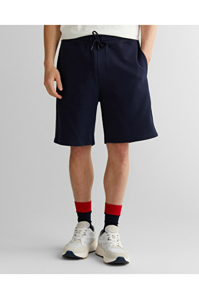 Gant Erkek Lacivert Regular Fit Logolu Şort