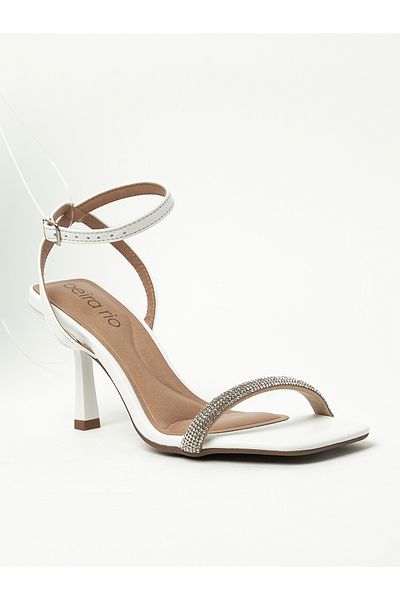Beira Rio Ladies Party Sandals White | Made In Brazil