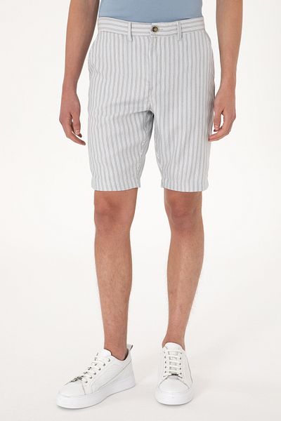 U.S. Polo Assn. Men's Light Gray Woven Shorts 50300135-Vr001