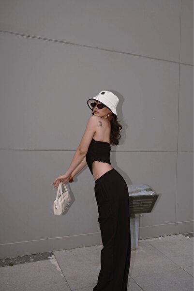 Eka Γυναικείο Μαύρο Στράπλες Σετ 1006-5234