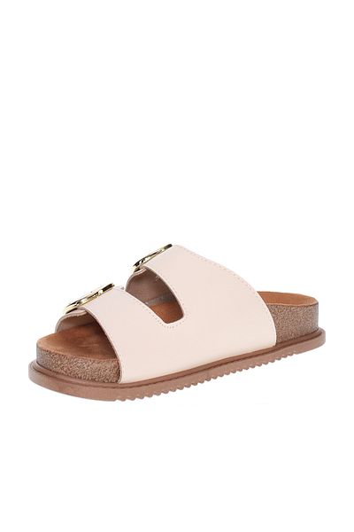 Beira Rio Ladies Flat Sandals White | Made In Brazil