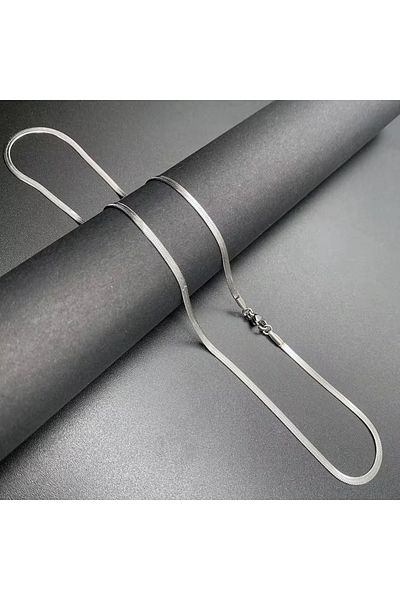 Siya Silver Tarnish Free Steel Italian Chain Necklace - 45 Cm/3Mm