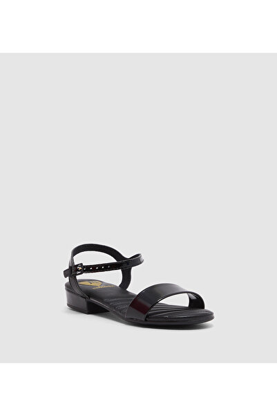 Molekinha Girls Sandals With Back Strap Black | Made In Brazil
