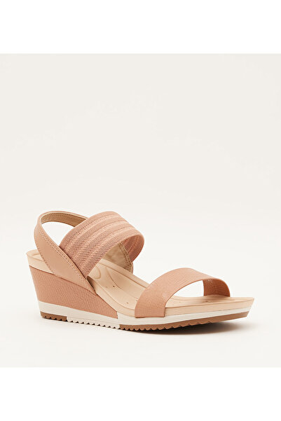 Modare Ladies Wedge Sandals Nude 658 | Made In Brazil