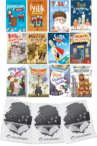 Timaş Çocuk 2. 3. 4. Sınıf Okuma Kitapları 12li Set + Hediyeli