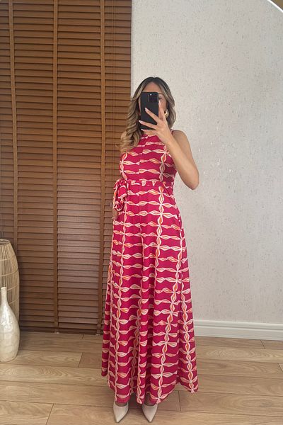 Mucios İnes Spanish Belted Jumpsuit