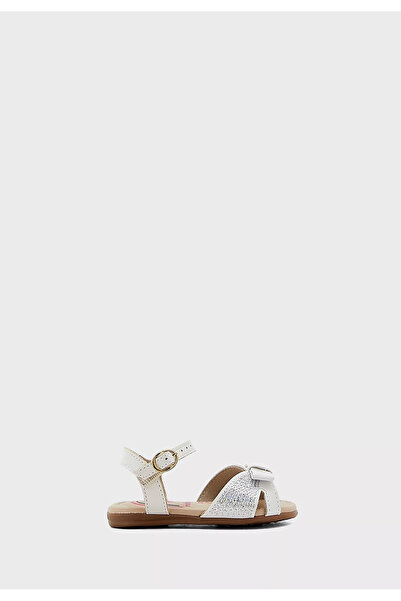 Molekinha Infant Girls Sandals With Back Strap White | Made In Brazil
